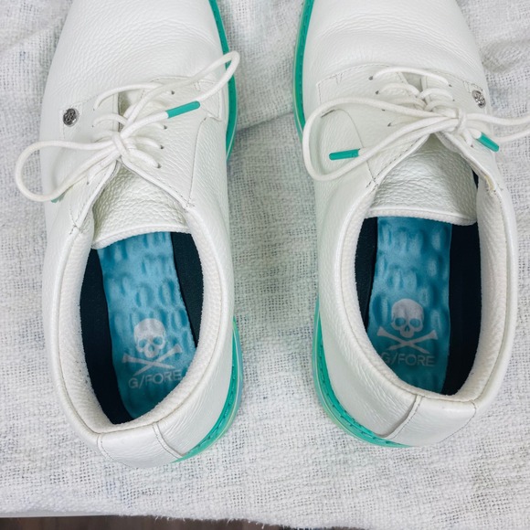 G/FORE Gallivantor Golf Shoe Camo Pebble G4MS23EF02 Sardina White / Green Sz 11 - Picture 7 of 16